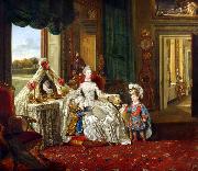 Johann Zoffany Queen Charlotte at her Dressing Table (mk25) Germany oil painting artist